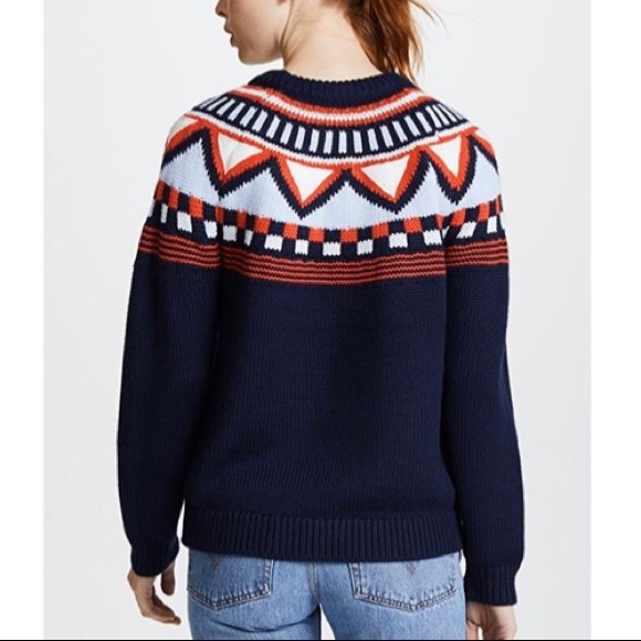 Tory Burch Sport  MERINO FAIR ISLE SWEATER - Picture 4 of 7